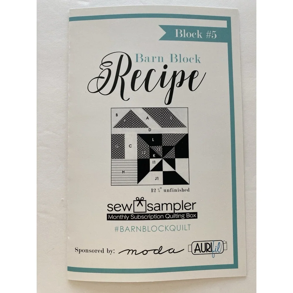 Sew Sampler Box Elizabeth Hartman For Robert Kaufman NIP August 2018 Quilt Kit